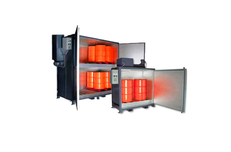 Hornos para barriles o IBC tespro