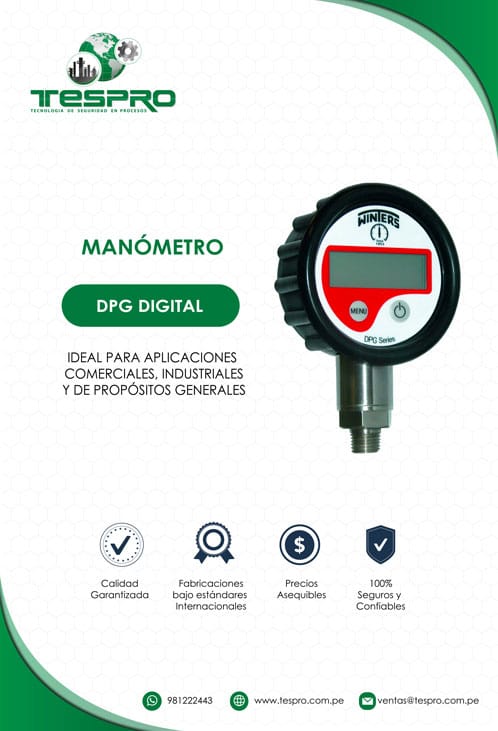 manómetro digital pdg