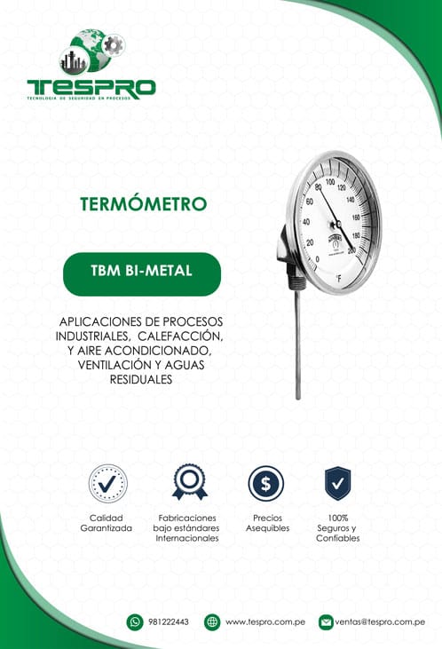 termometro tbm bimetal